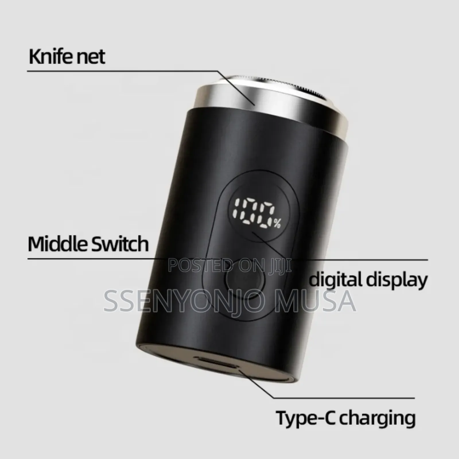 Sokany Mini Rechargeable Razor Smoother Shaver – 250mah, Cordless
