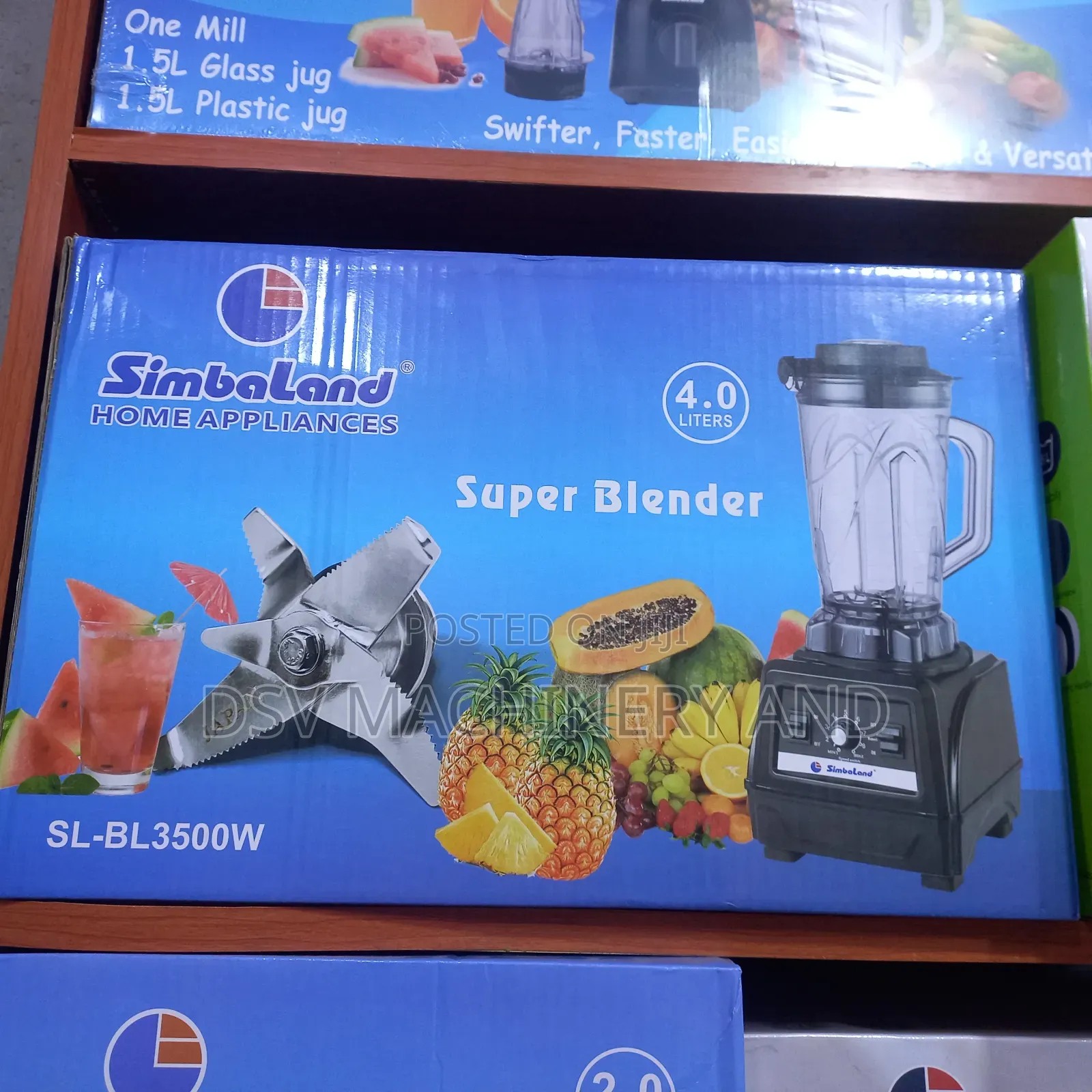 Simbaland Commercial Blender 4ltr