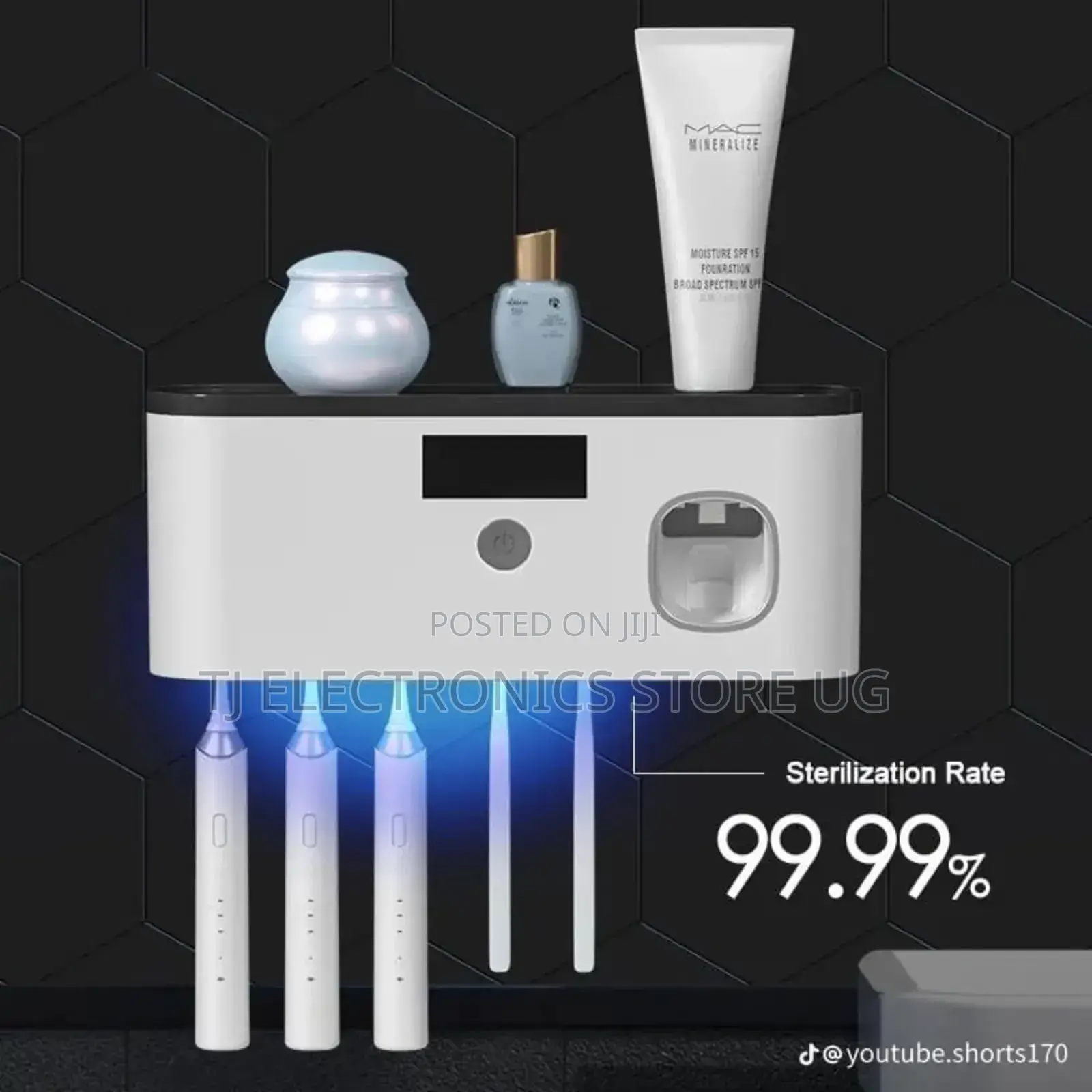 Utomatic Toothbrush Sterilizer and Holder* (Wall-Mounted).