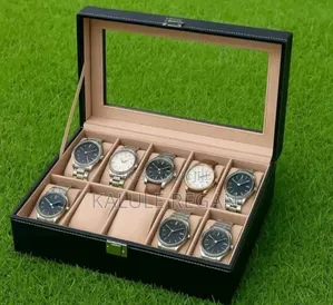 -Slot Watch Storage Box, Jewelry Display Case