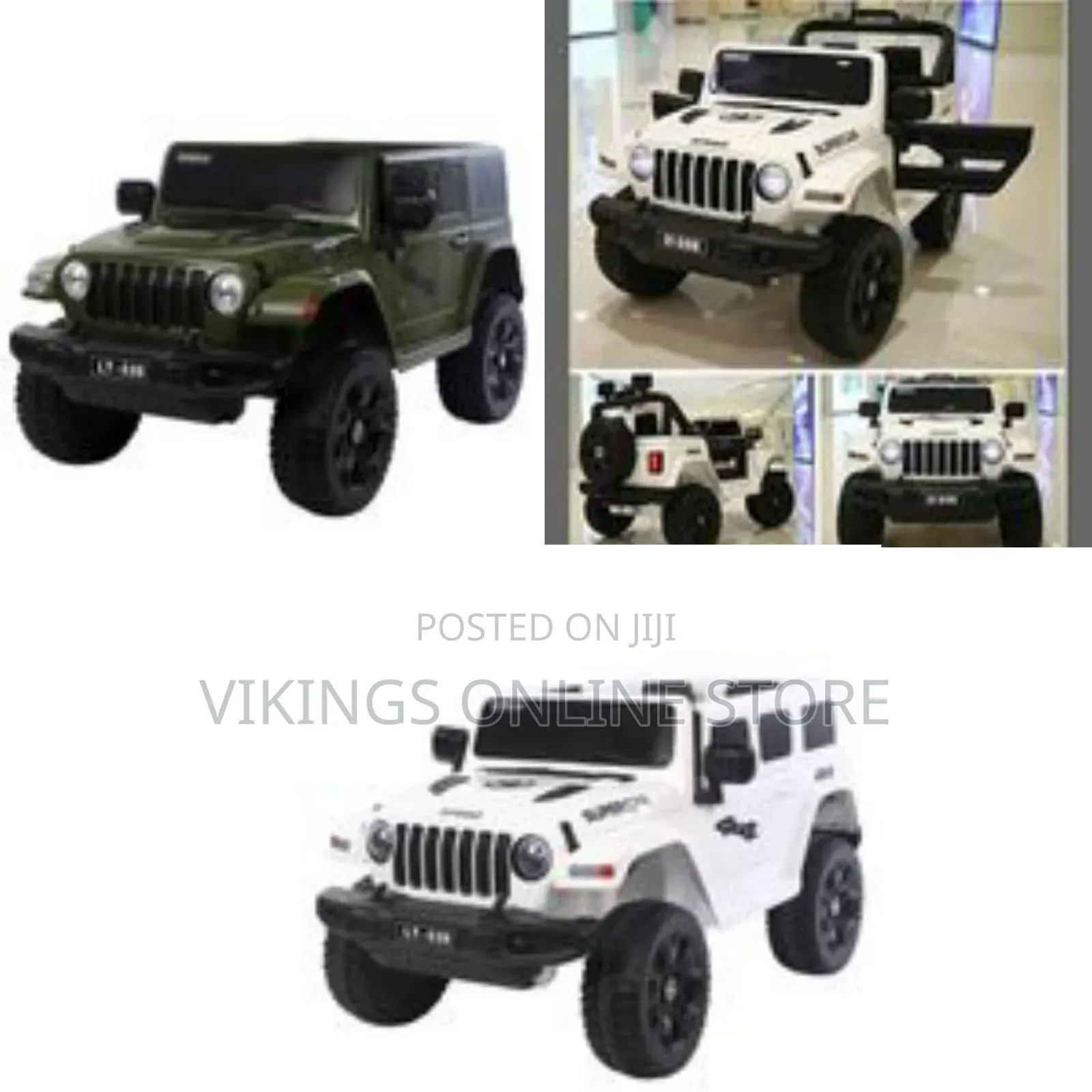 Kids Ride Electric Car for Children, 2 Seater Model Jeep Rubicon