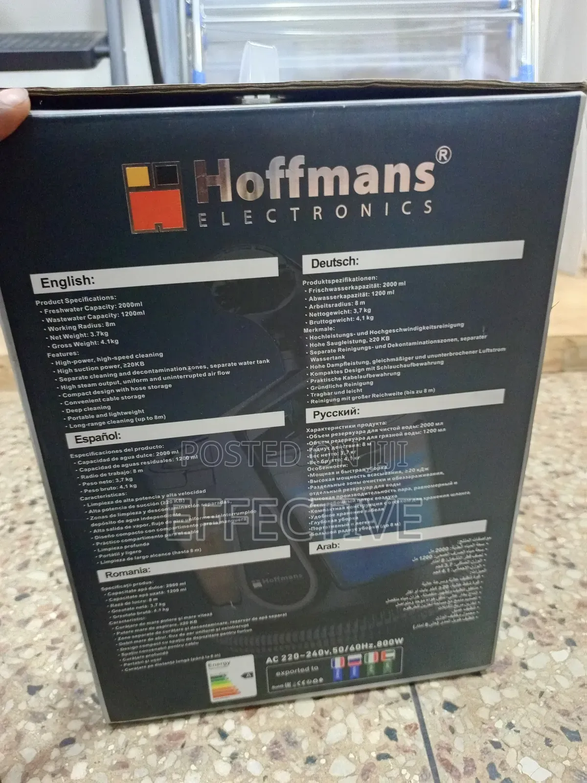 Hoffmans Electronics Spot Cleaner.