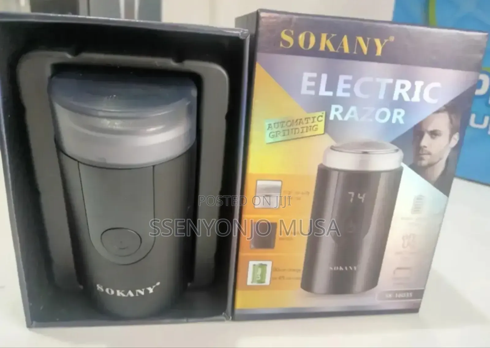 Sokany Mini Rechargeable Razor Smoother Shaver – 250mah, Cordless