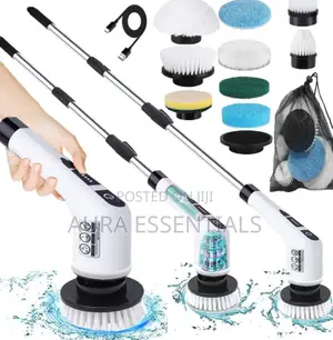Durable Rechargeable Electric Spin Scrubbe