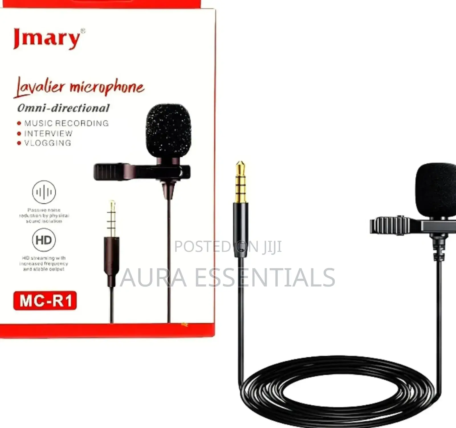 Jmary Mc-R1 Is a Wired Lavalier Lapel Microphone