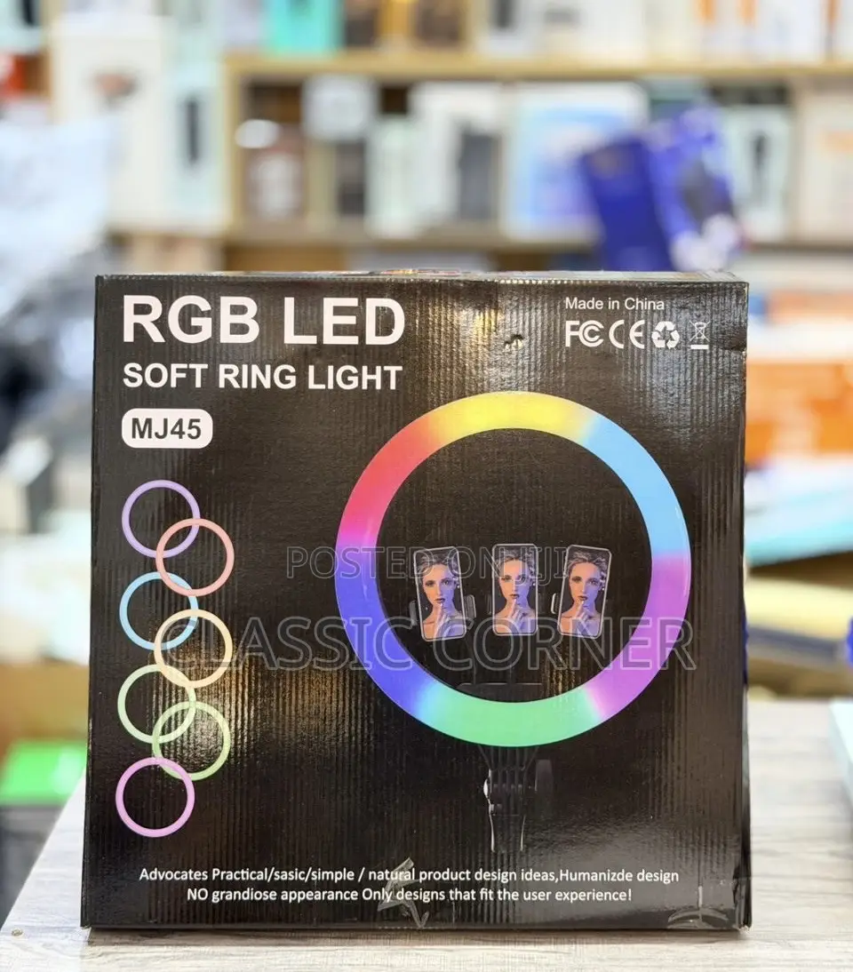 Mj45 18inch RGB Desktop Soft Led Ring Light