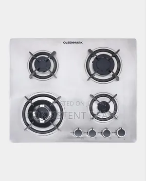 Geepas Highly Durable Stainless Steel 2 in 1 Built in Gas Hob