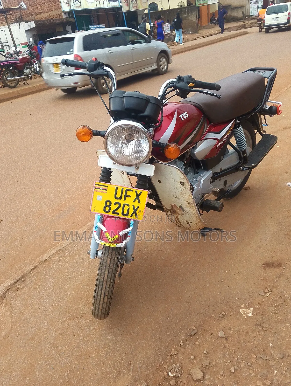 TVS HLX 125 2023 Red