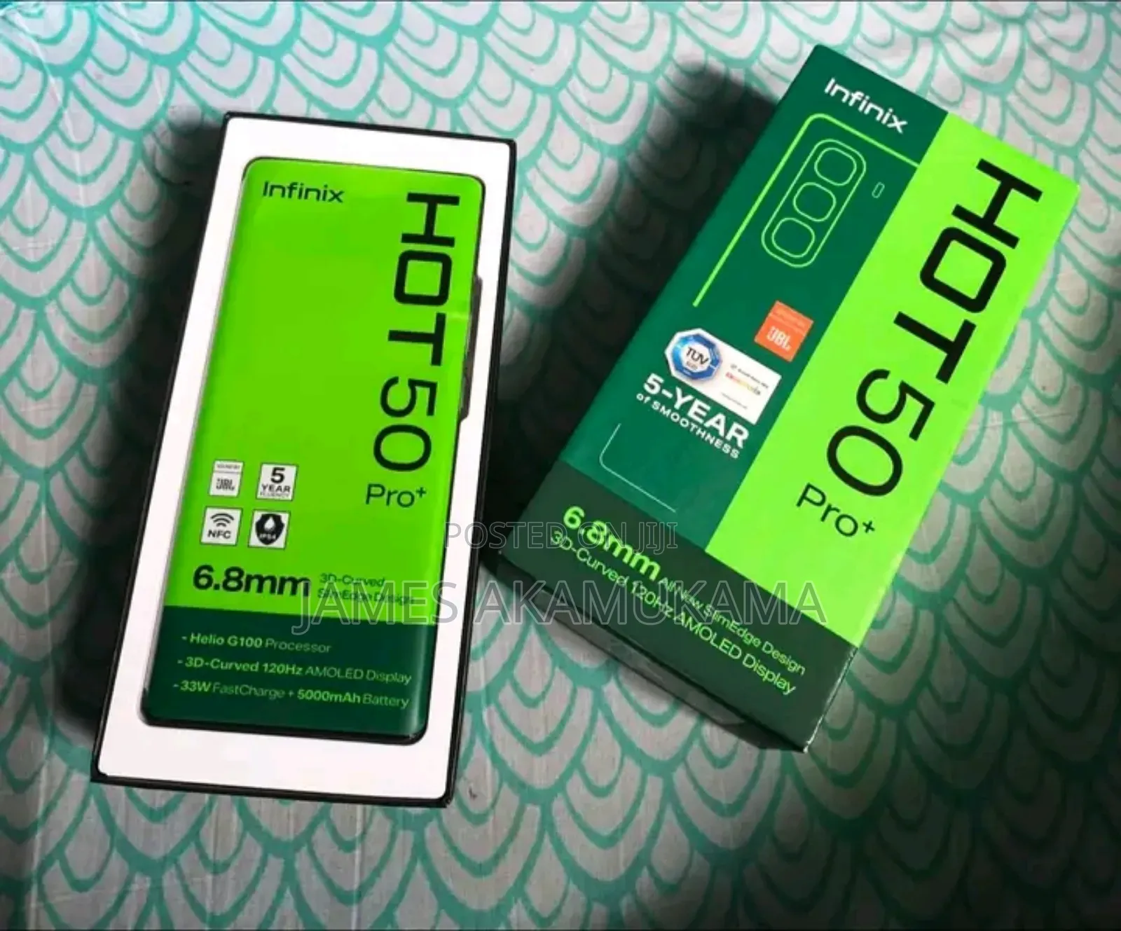 New Infinix Hot 50 Pro+ 4G 256 GB Rose Gold