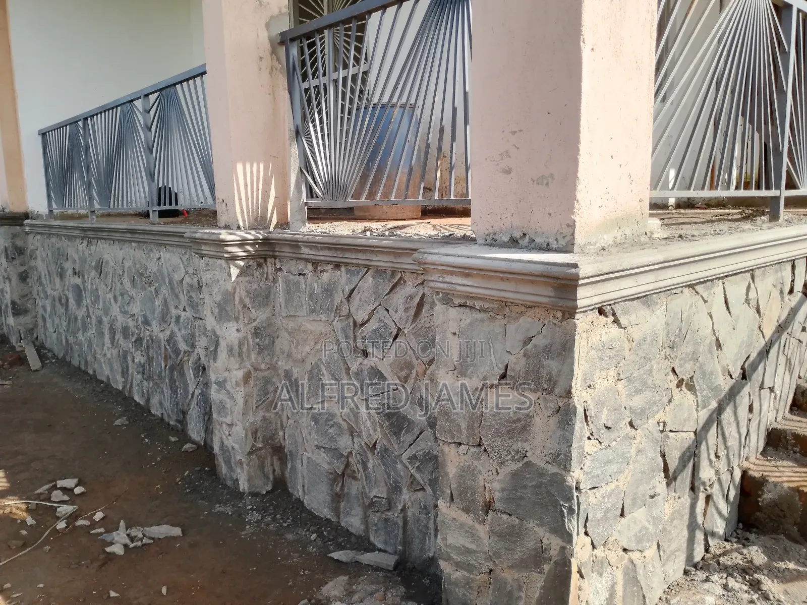 Black Slate Finishing Irregular Shape