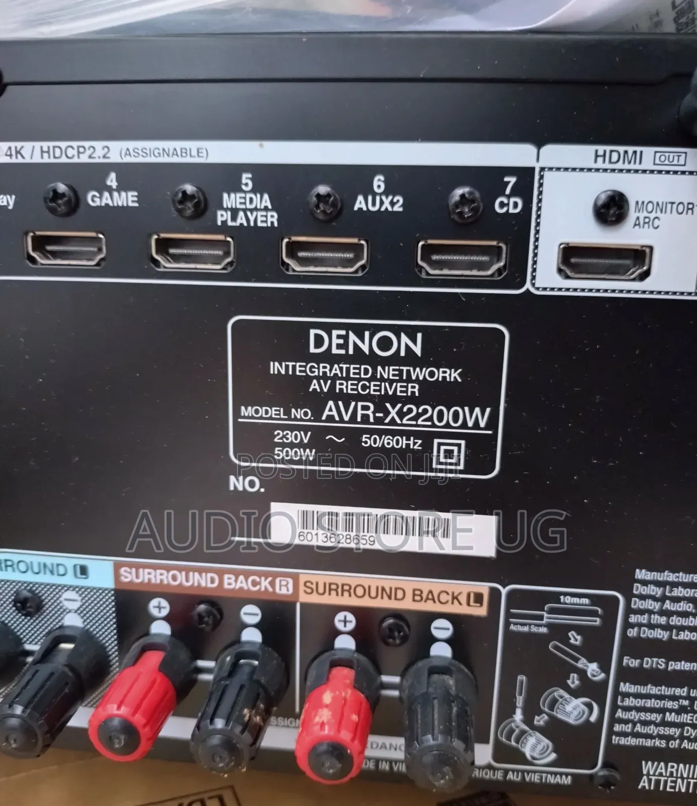 Denon X2200w Avr 7.2 Dolby Atmos