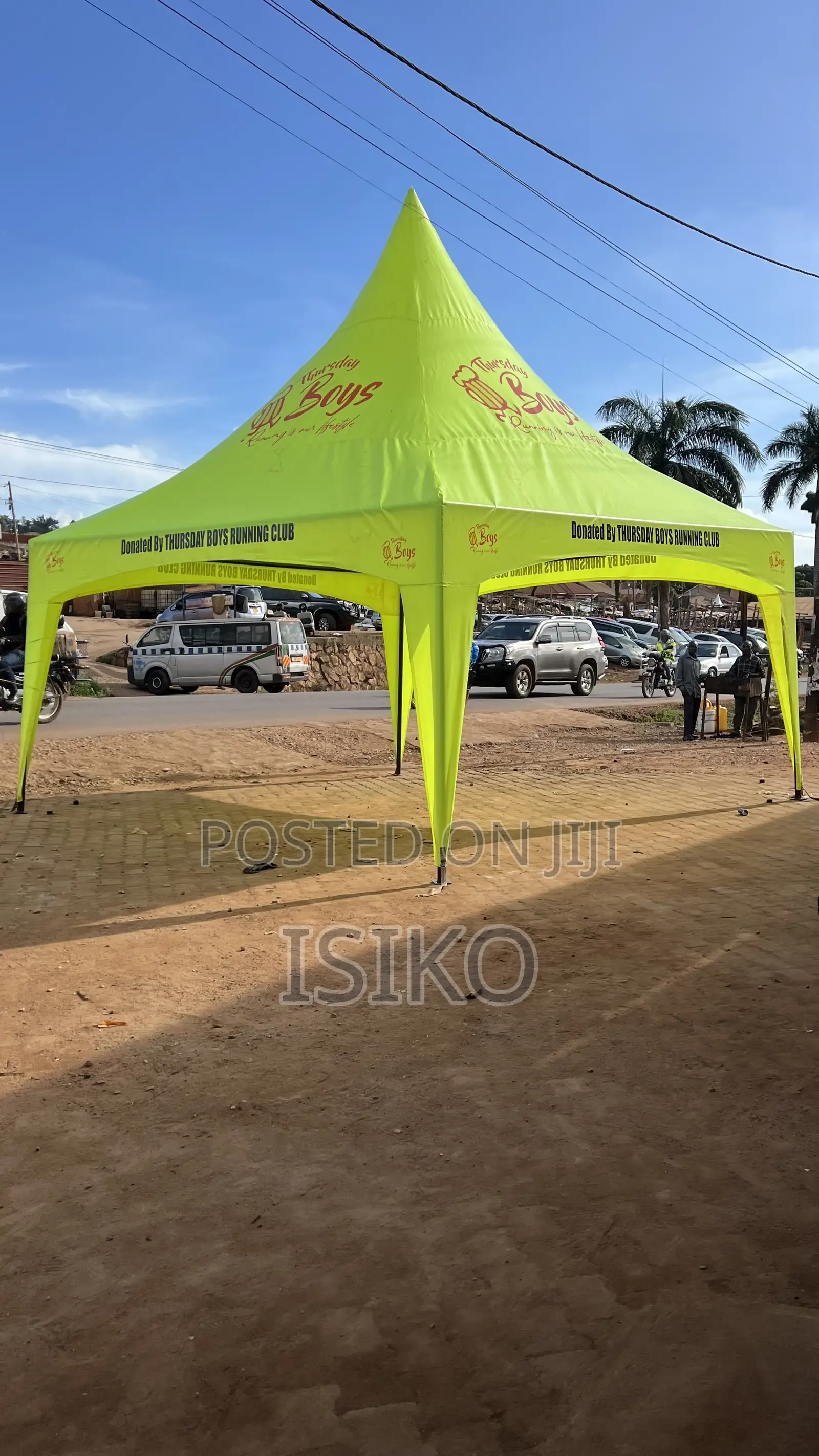50 Lemon Green Seater Tent