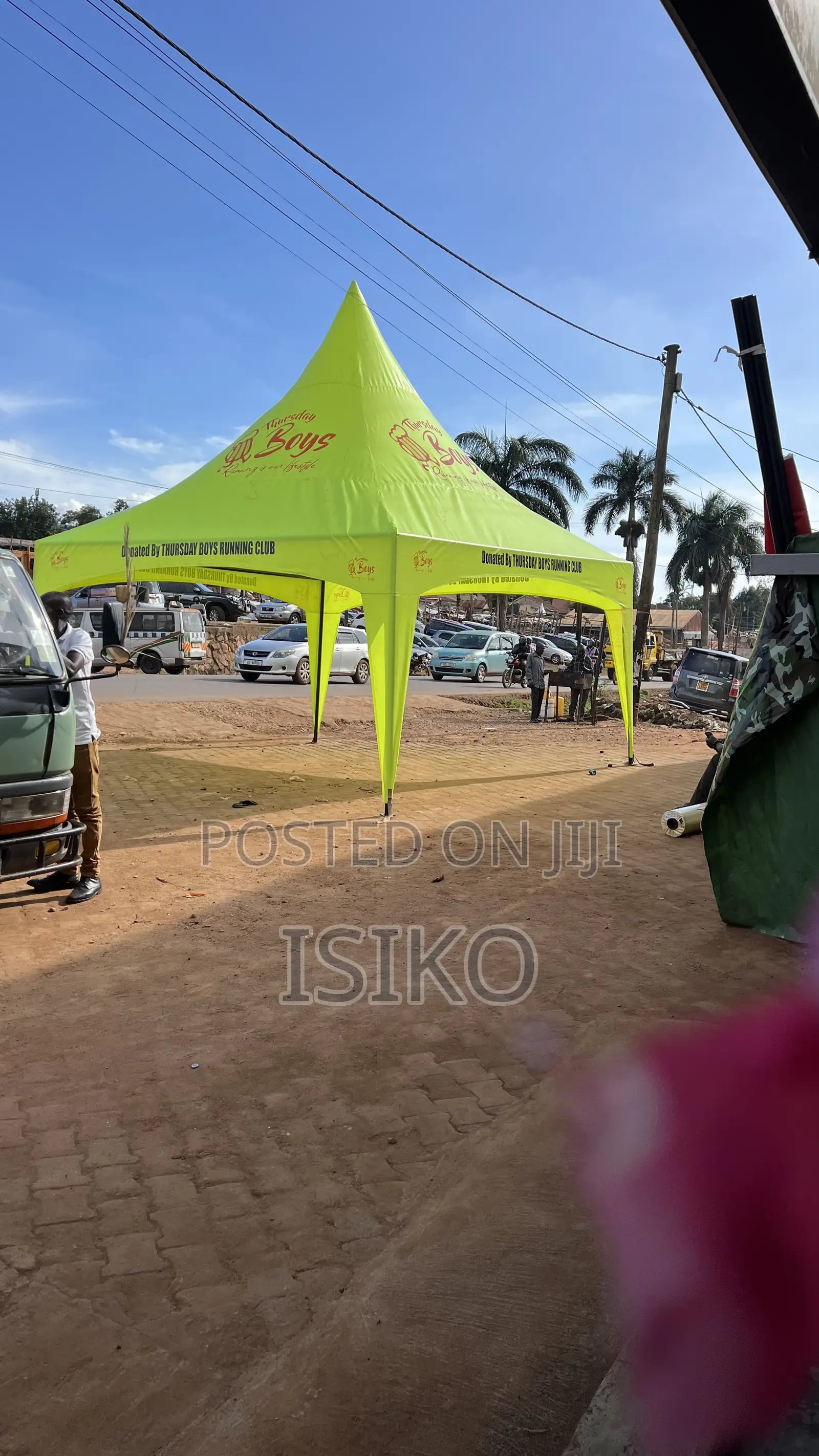 50 Lemon Green Seater Tent