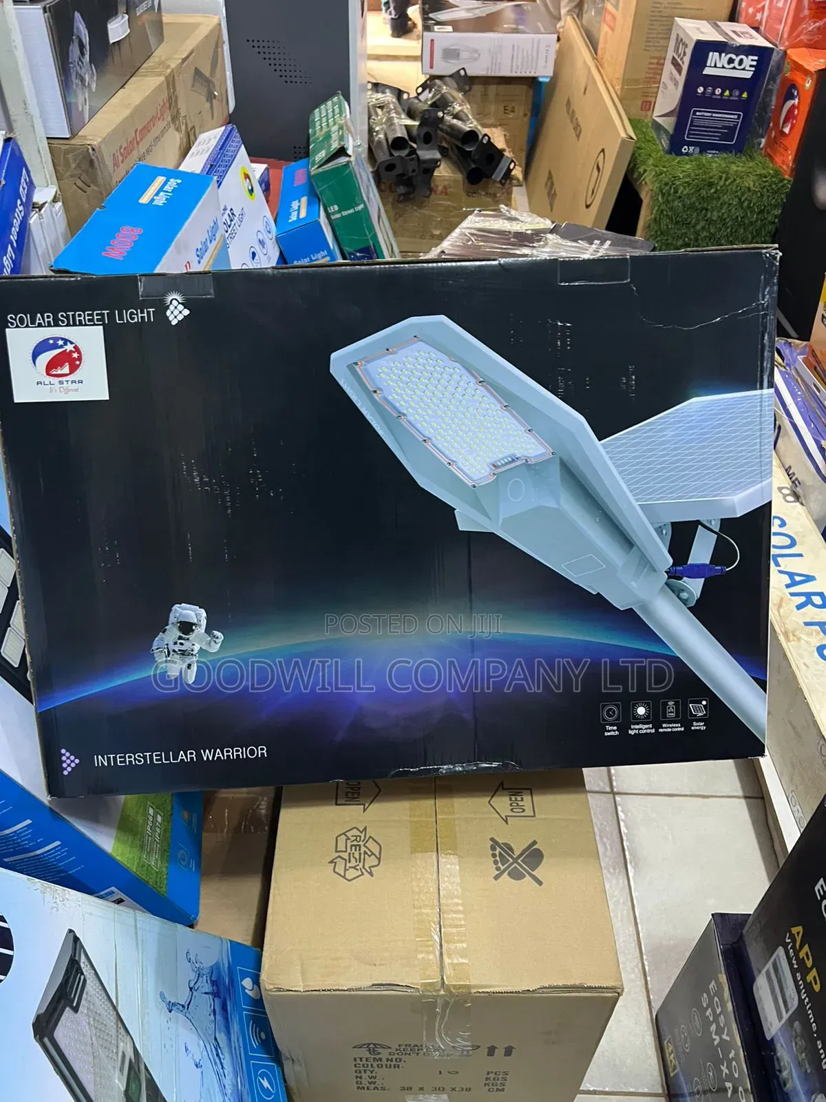 400w W-Star Solar Street Light With Separate Solar Panel