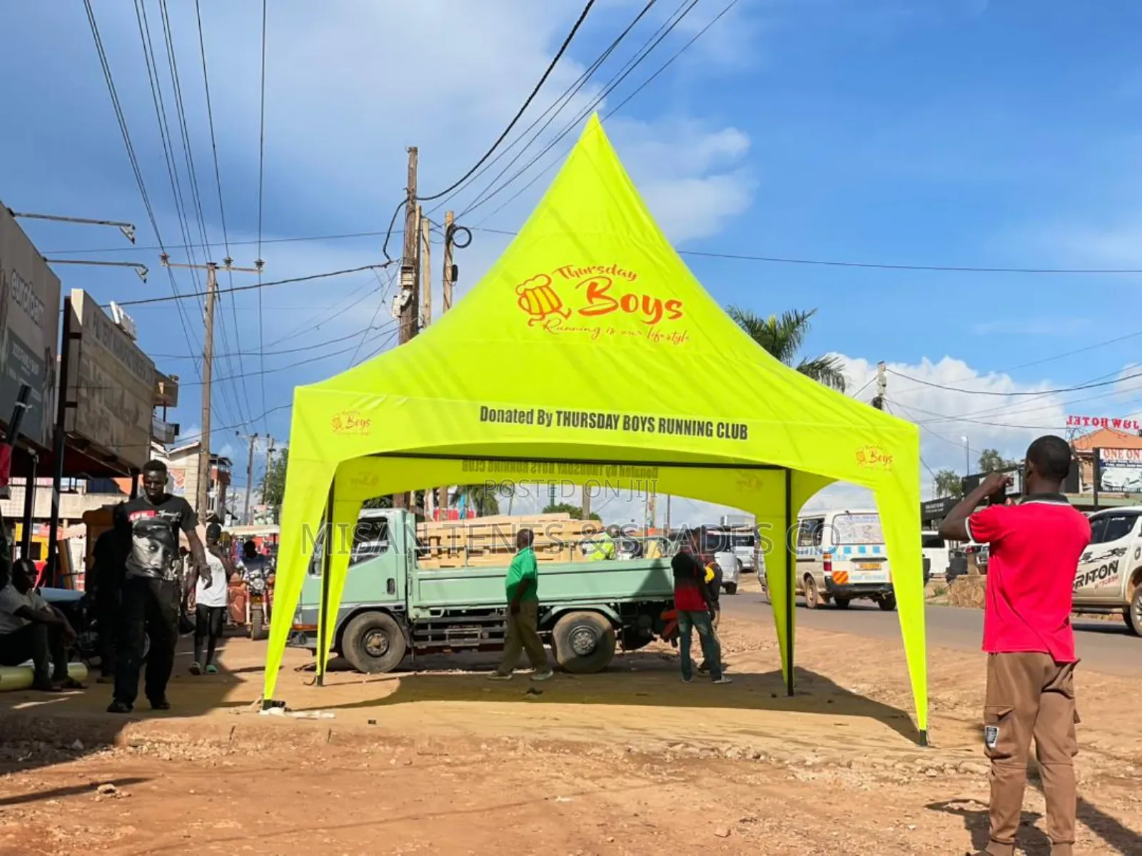 Lemon Green 50 Seater Tent