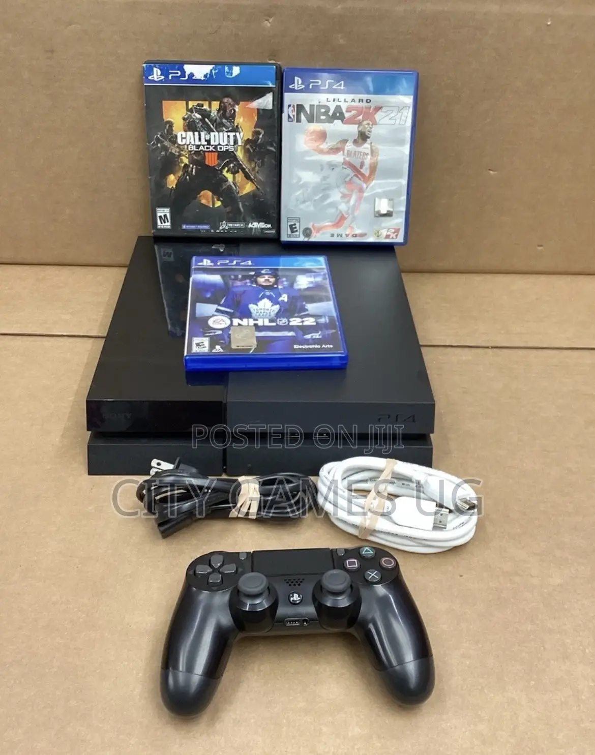 Sony Playstation 4 500gb Gaming Console Bundle W/ 10 Games -
