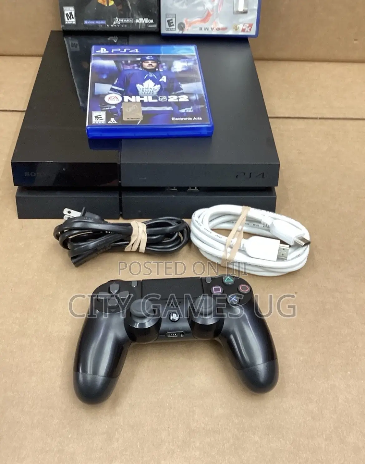 Sony Playstation 4 500gb Gaming Console Bundle W/ 10 Games -