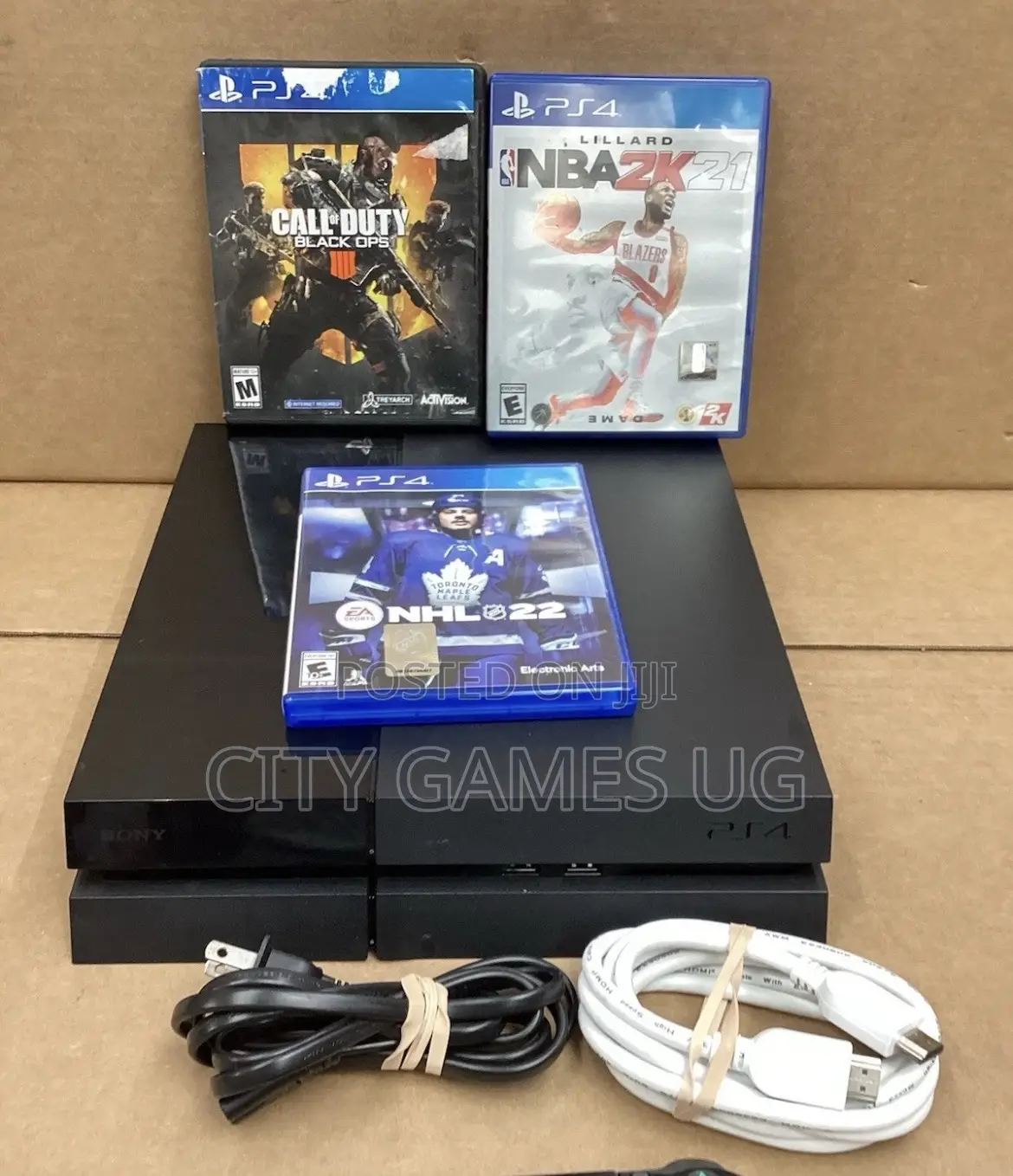 Sony Playstation 4 500gb Gaming Console Bundle W/ 10 Games -