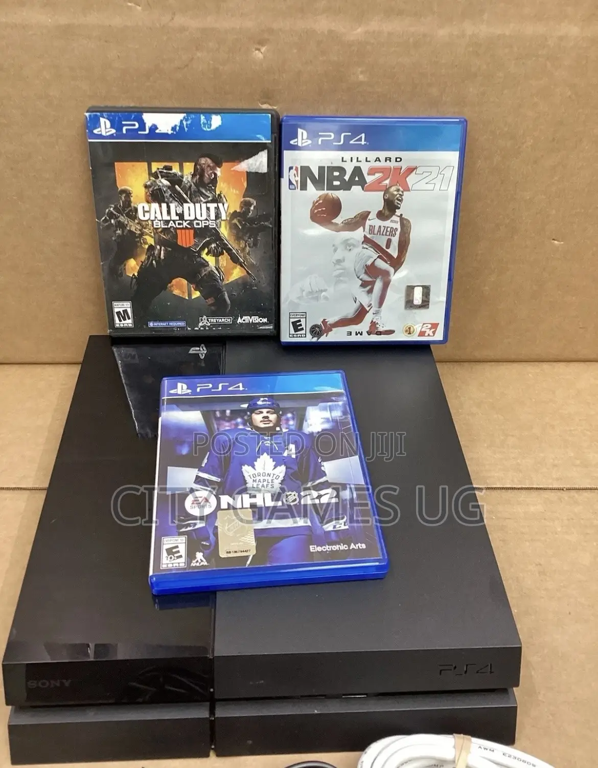 Sony Playstation 4 500gb Gaming Console Bundle W/ 10 Games -