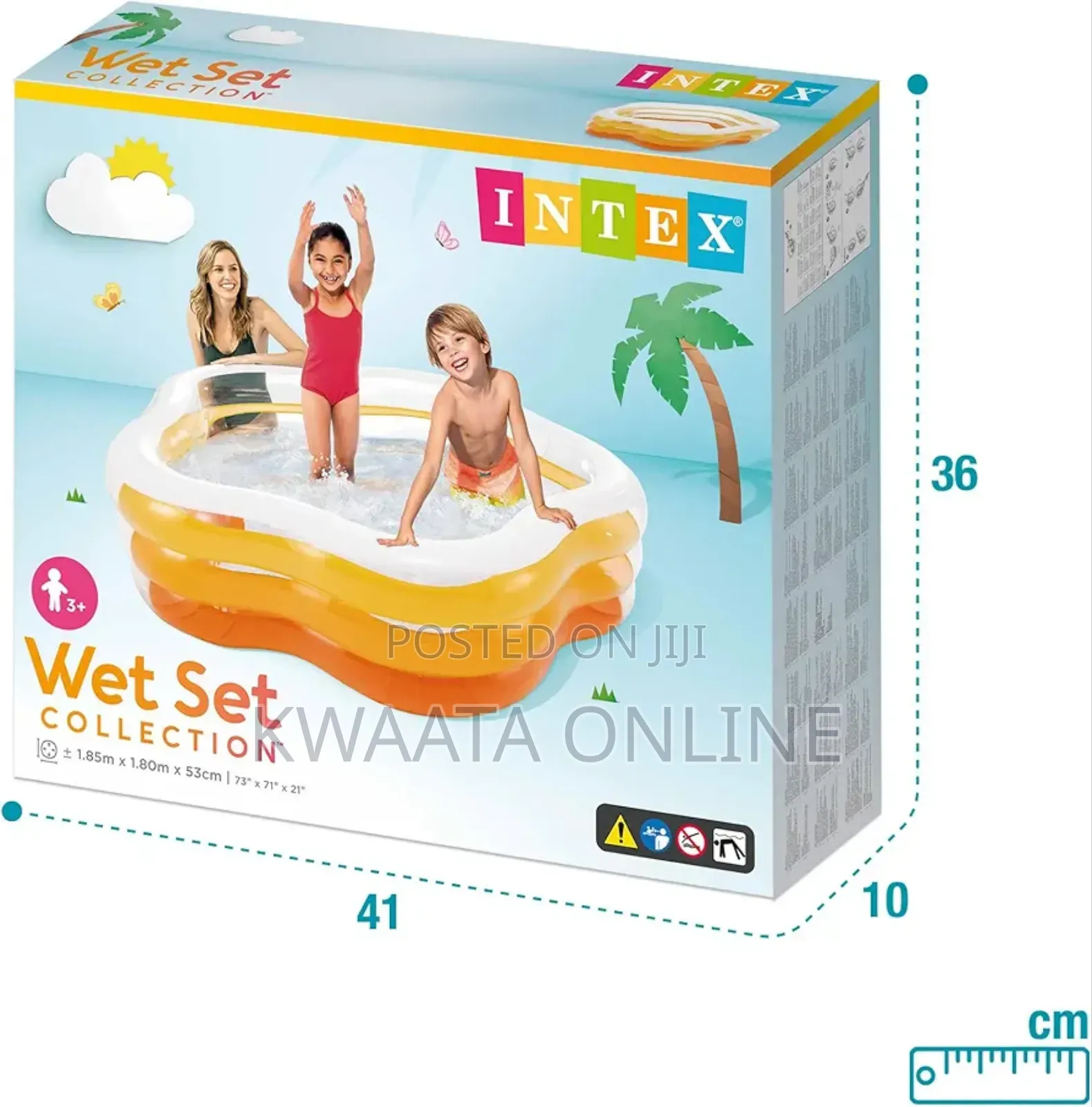 Intex Summer Colors Swimming Pool 185cm X 180cm X 53cm