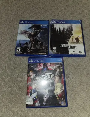 Sony Playstation 4 Slim Gaming Console With Controller Games