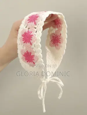 Boho Crochet Floral Headband