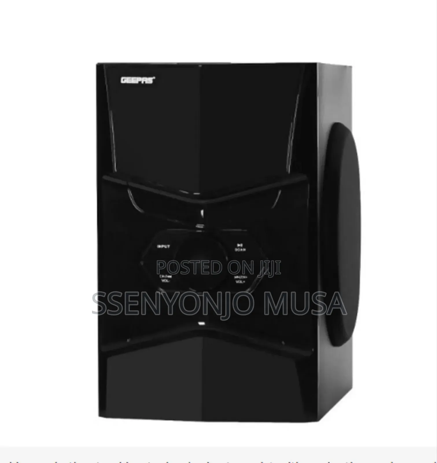 Geepas 5.1ch Multimedia Woofer – Bluetooth, Usb/Sd/Fm, Karaoke, 10000w
