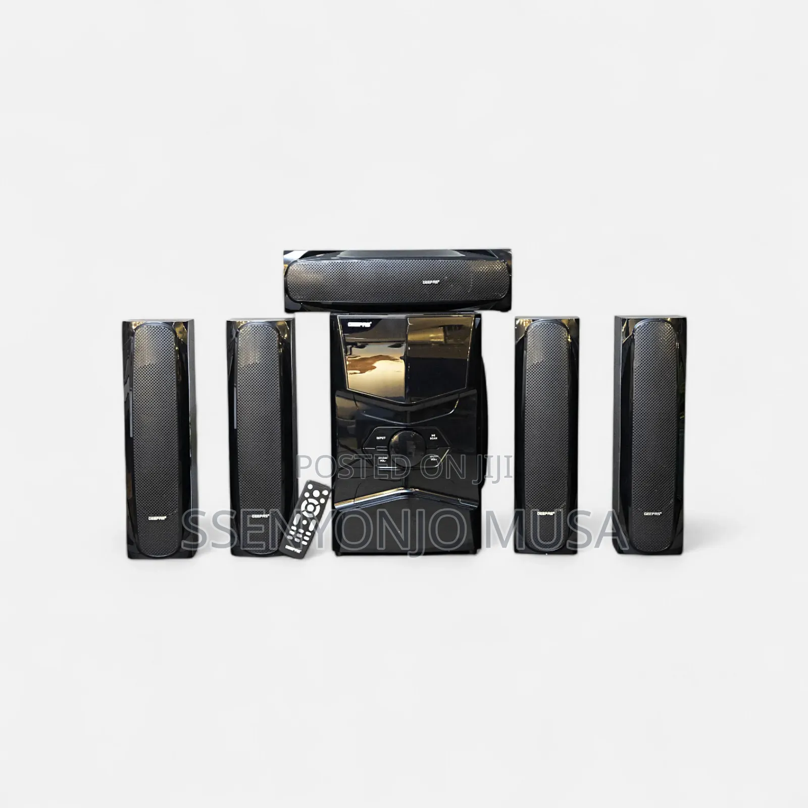 Geepas 5.1ch Multimedia Woofer – Bluetooth, Usb/Sd/Fm, Karaoke, 10000w