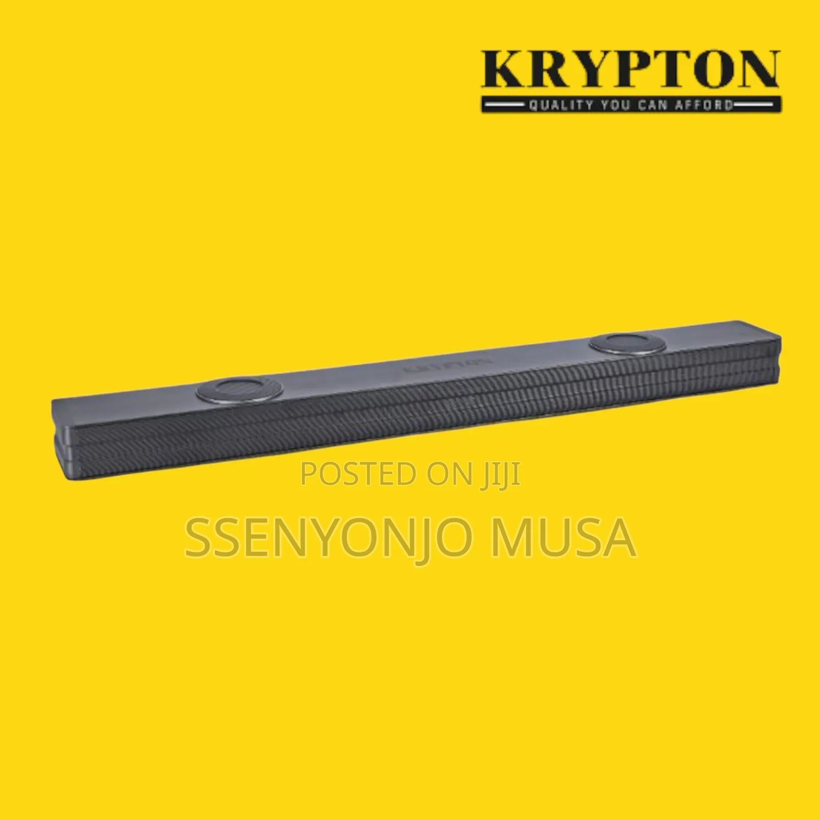 Krypton Portable Sound Bar System 2.2ch– 25w, Bluetooth, Optical, Hdmi