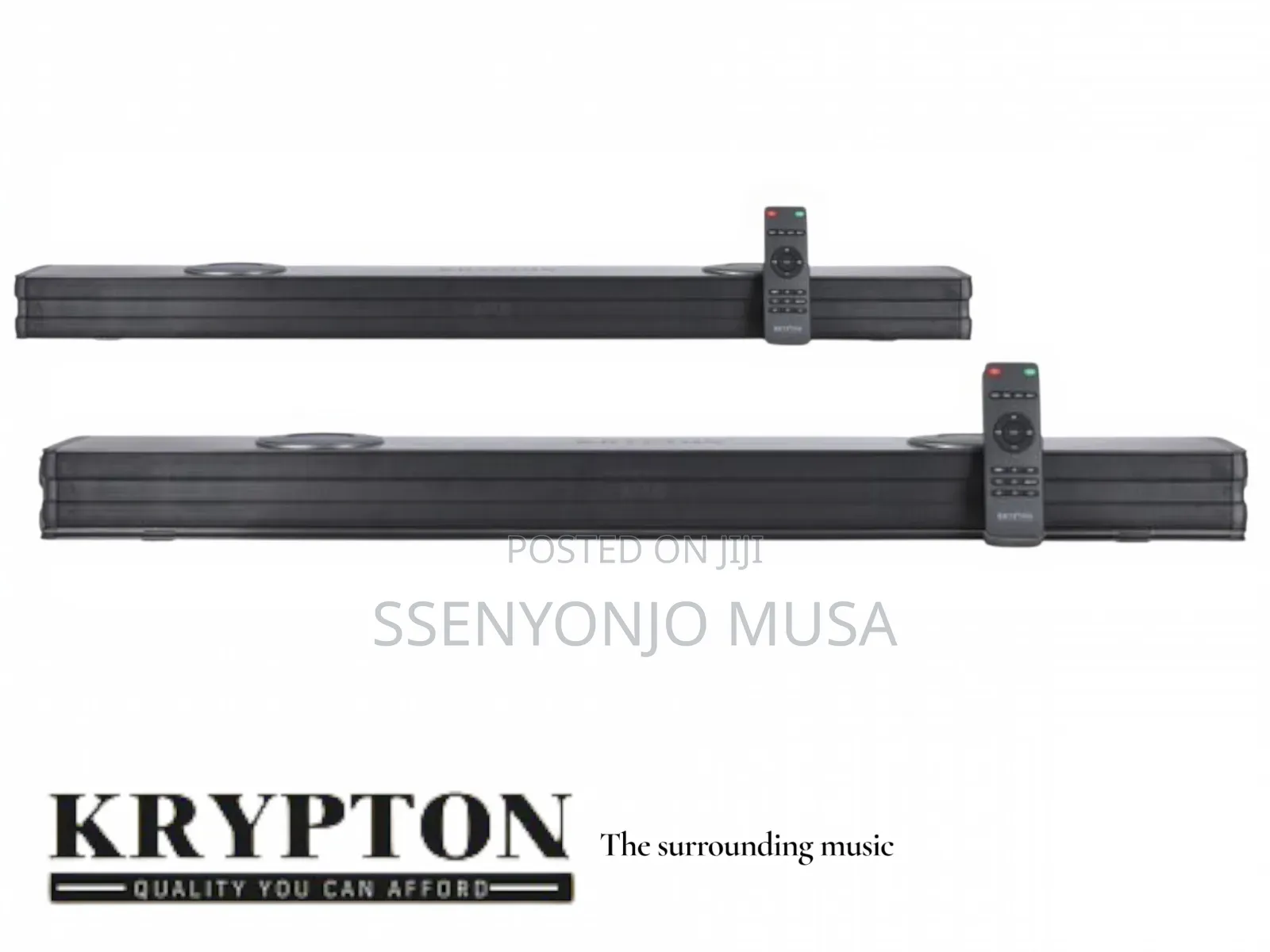 Krypton Portable Sound Bar System 2.2ch– 25w, Bluetooth, Optical, Hdmi