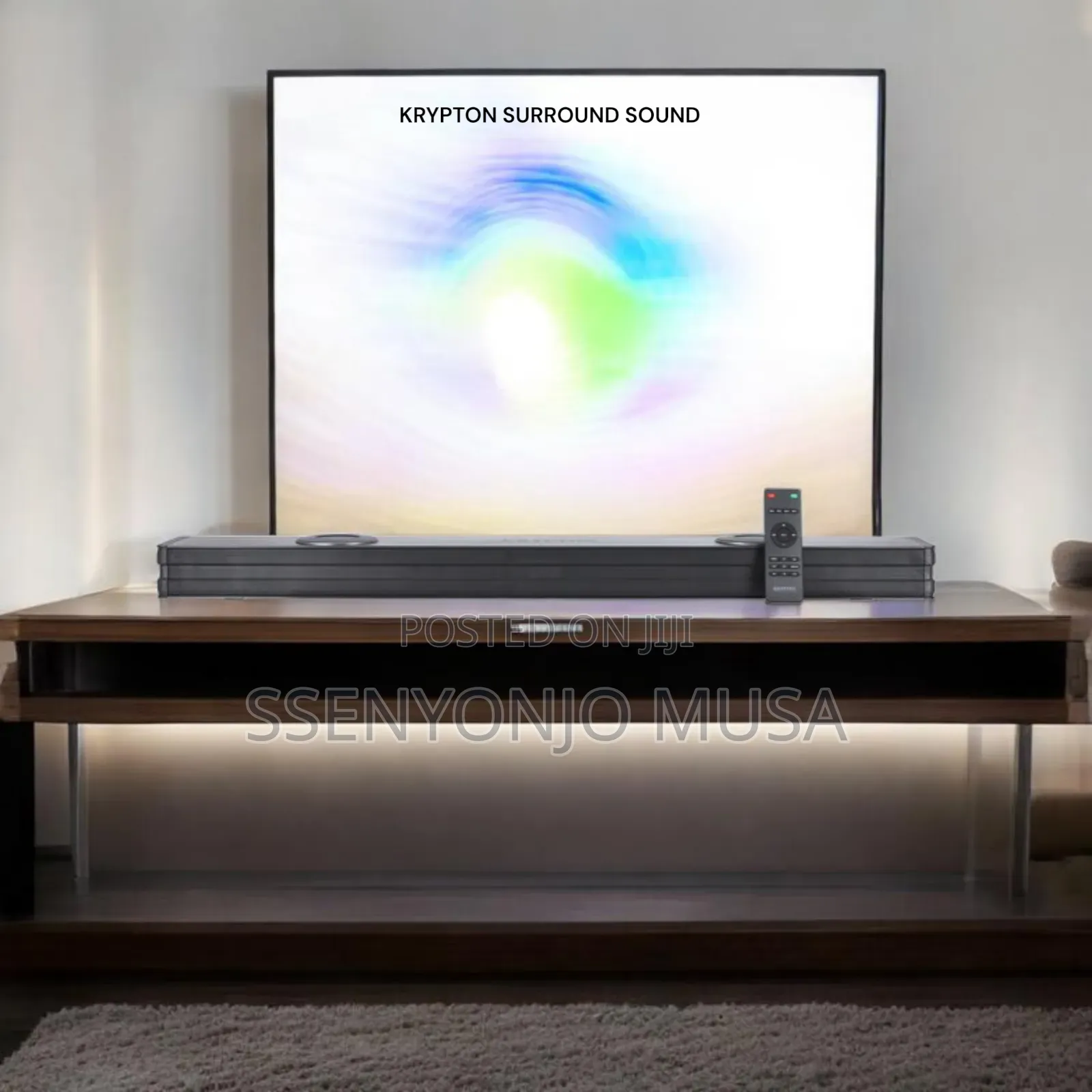 Krypton Portable Sound Bar System 2.2ch– 25w, Bluetooth, Optical, Hdmi