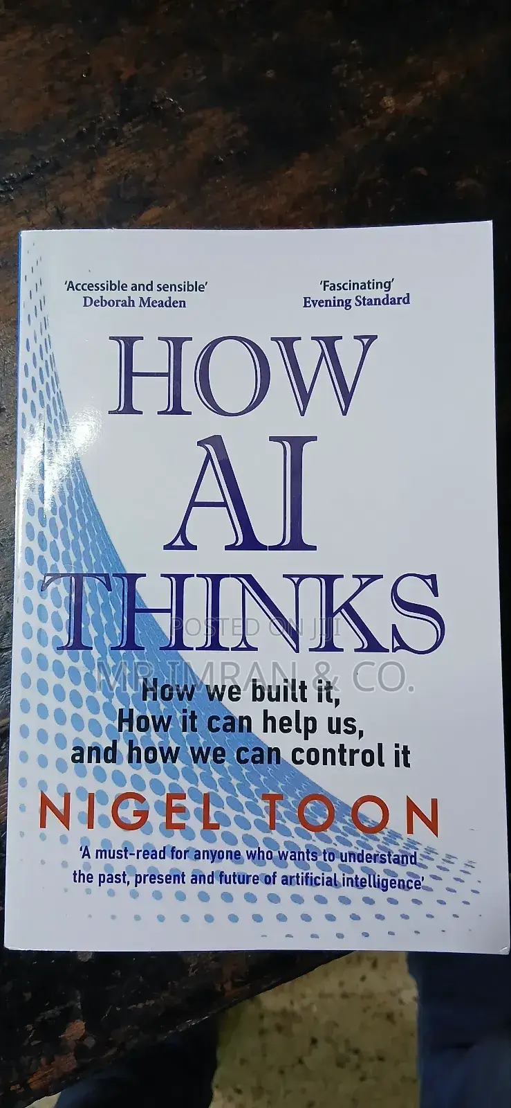 How Ai Thinks Book by Nigel Toon