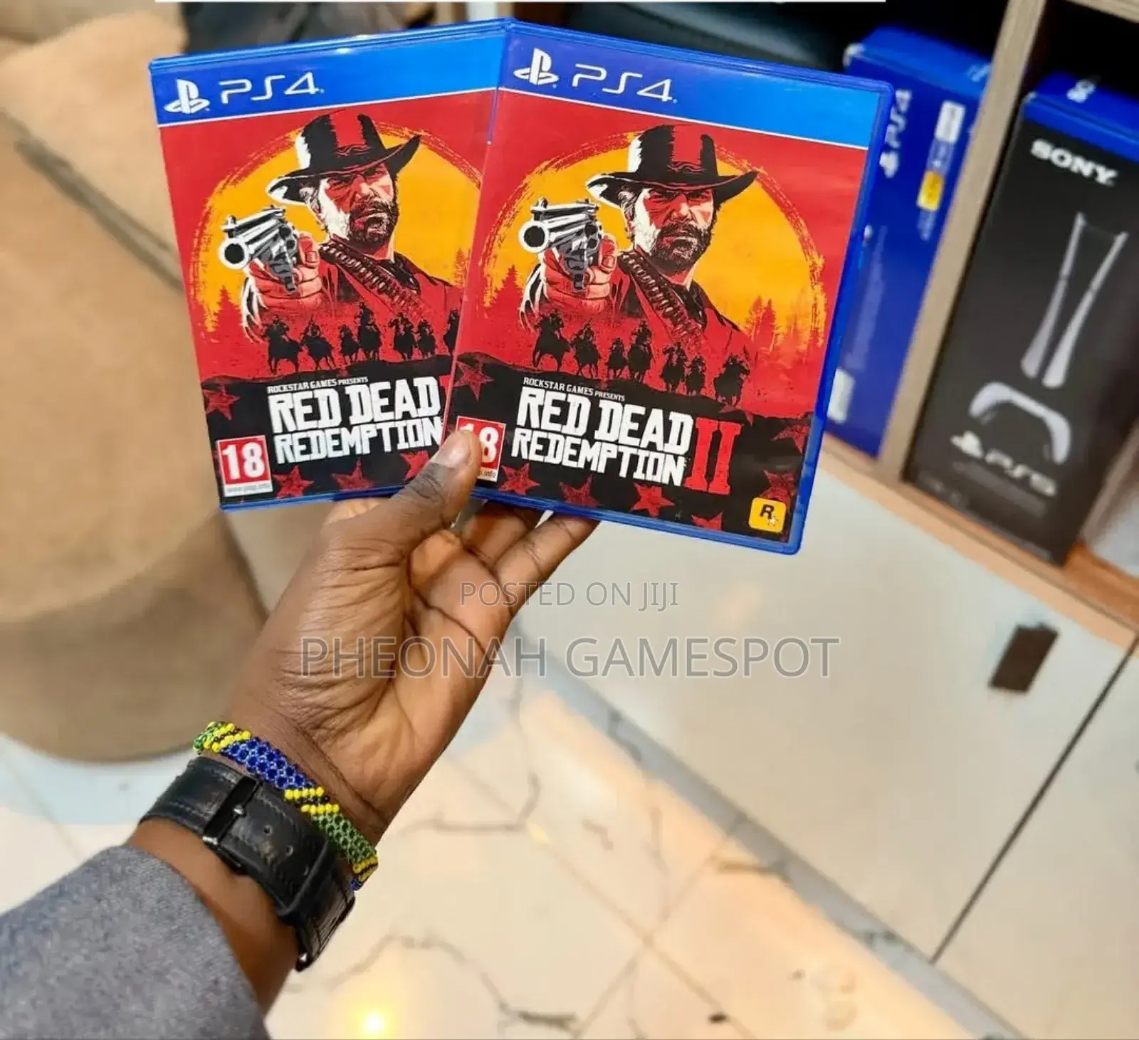 Red Dead Redemption 2 Game Cd for Ps4: Ride a Horse Like a Boda