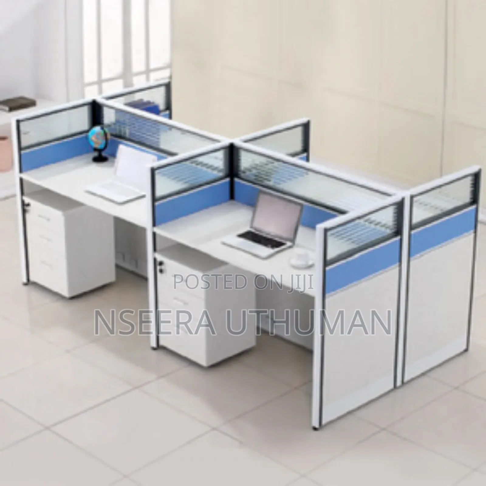 4 Seater Office Work Station