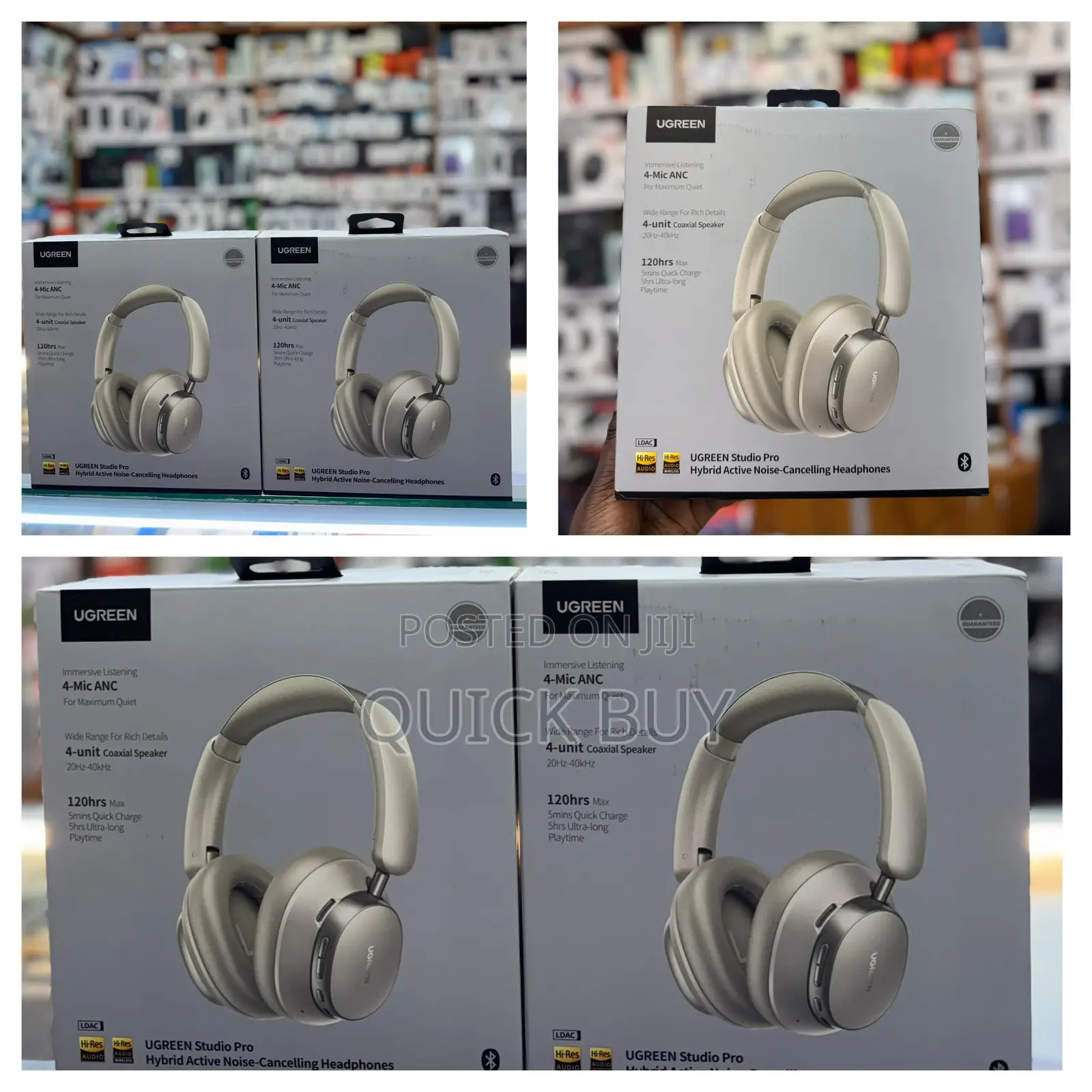 Ugreen Studio Pro Hybrid Active Noise-Cancelling Headphones.