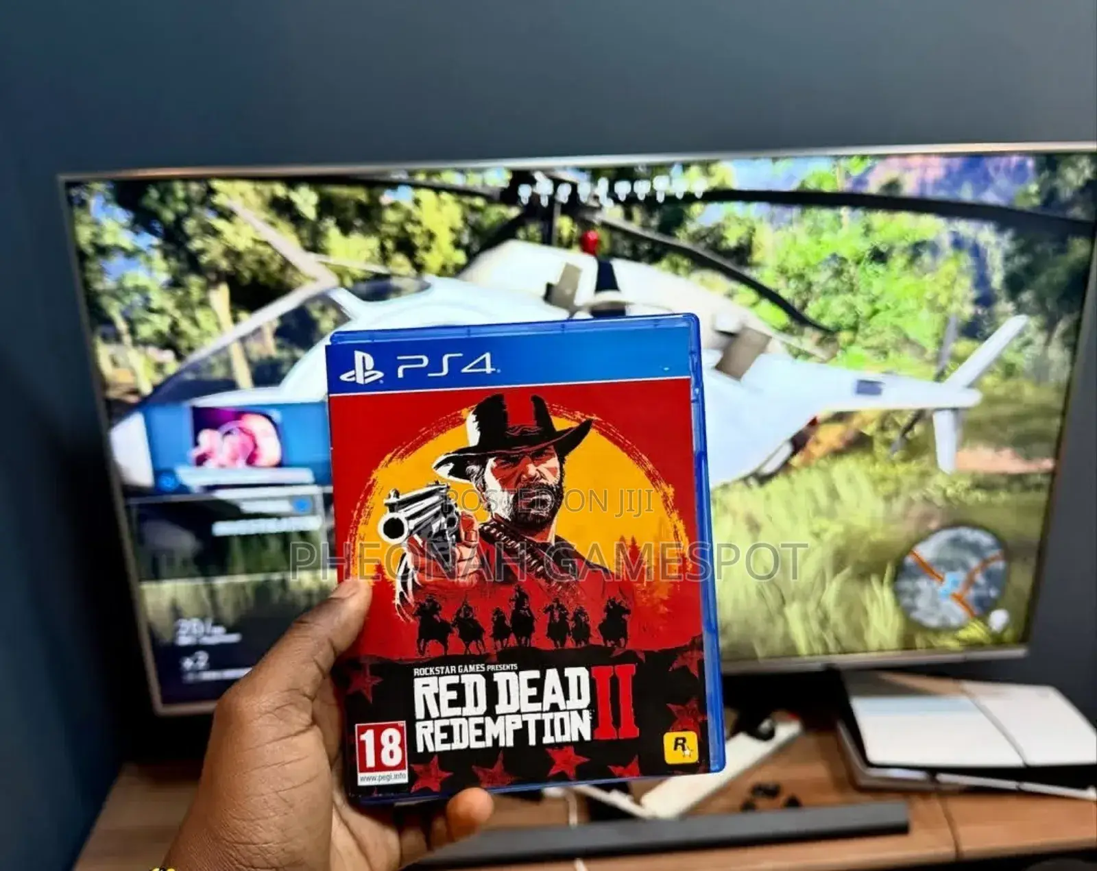 Red Dead Redemption 2 Game Cd for Ps4: This Game Has Much Heat.