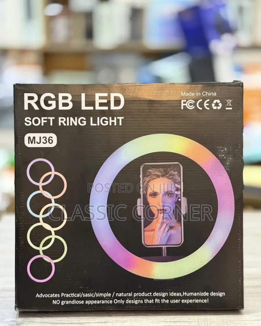 Mj36 14inch Rgb Led Soft Ring Light
