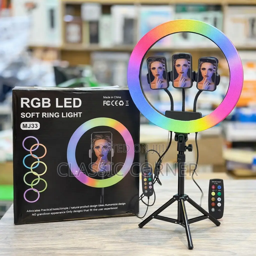 Mj33 13inch Rgb Led Soft Ring Light