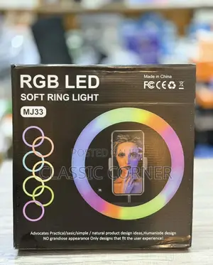 Mj33 13inch Rgb Led Soft Ring Light