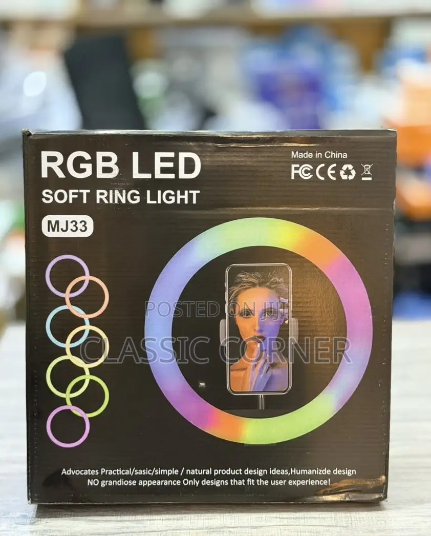Mj33 13inch Rgb Led Soft Ring Light