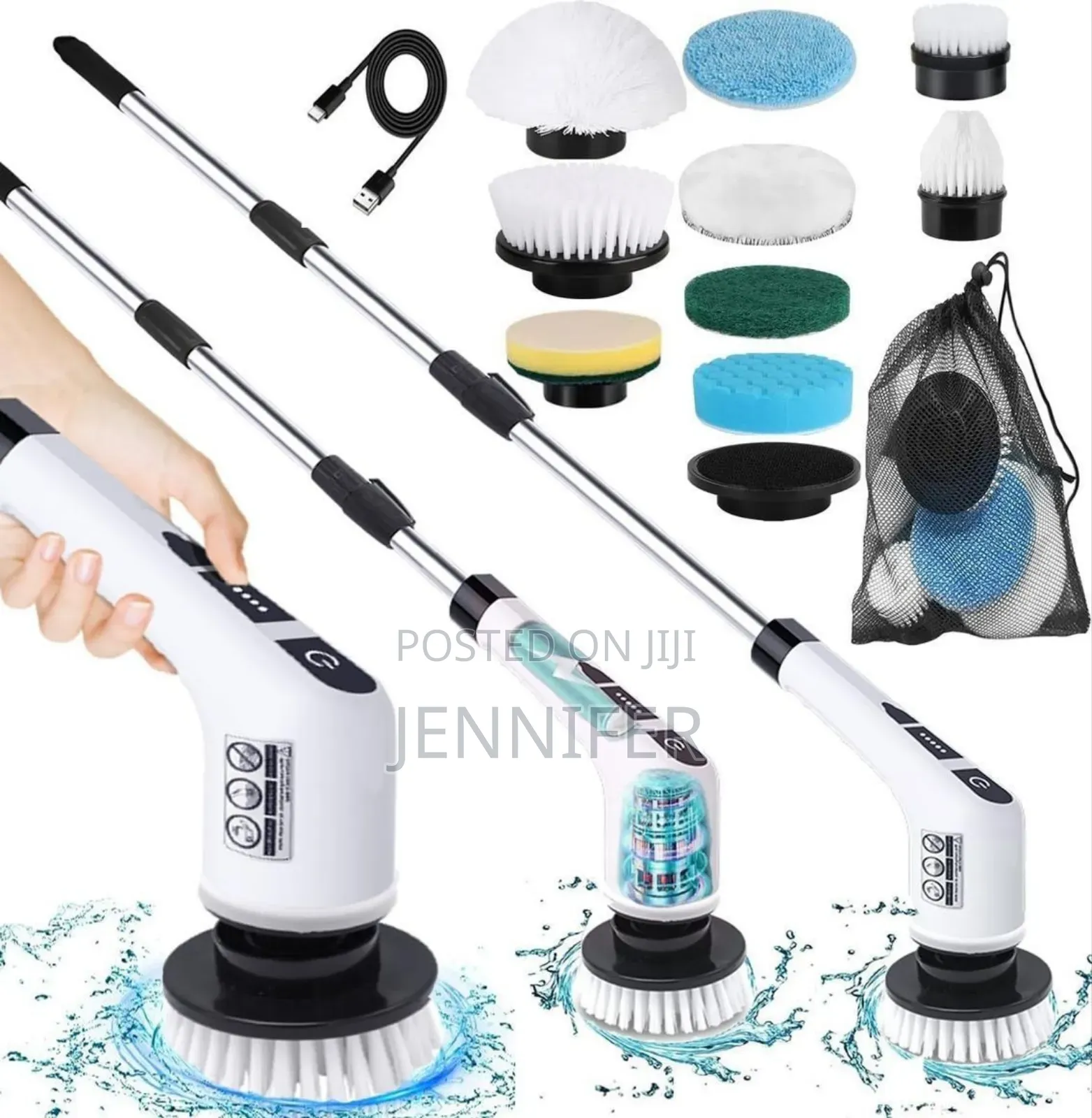 Rechargeable Electric Spin Scrubbe