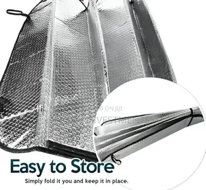 Premium Quality Accordion Metallic Reflective Car Sun Shade