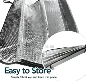 Premium Quality Accordion Metallic Reflective Car Sun Shade