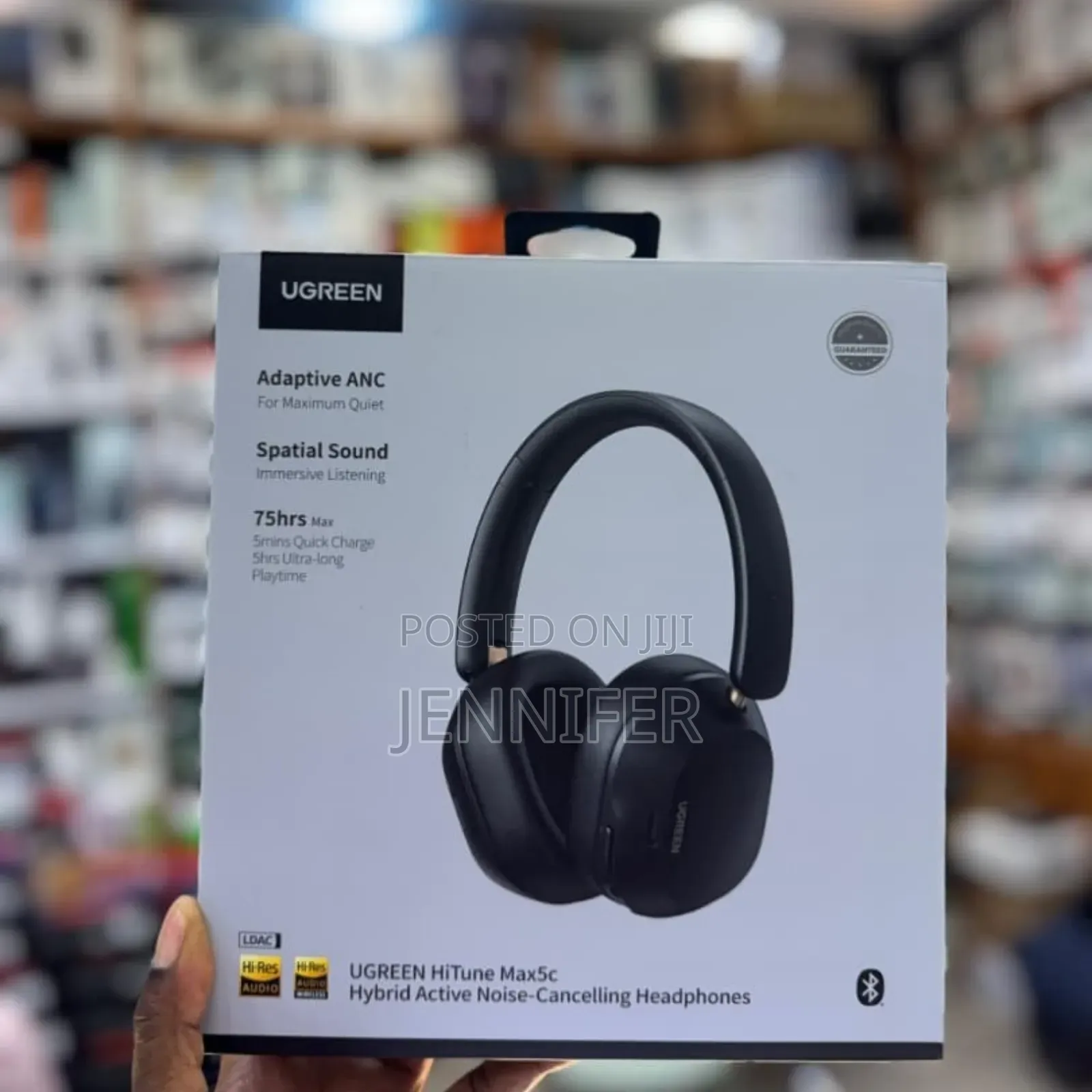 Ugreen Hitune Max5c Hybrid Active Noise-Cancelling Headphones.