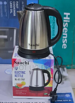 Saachi Original 1.8l Stainless Electric Kettle 7767 - Silver,