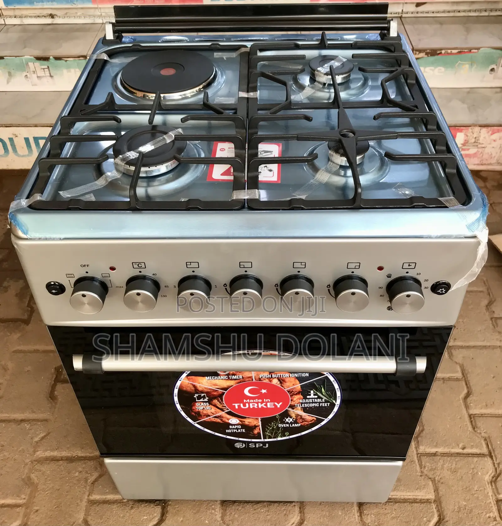 SPJ Cooker 60x60 Gas Cooker