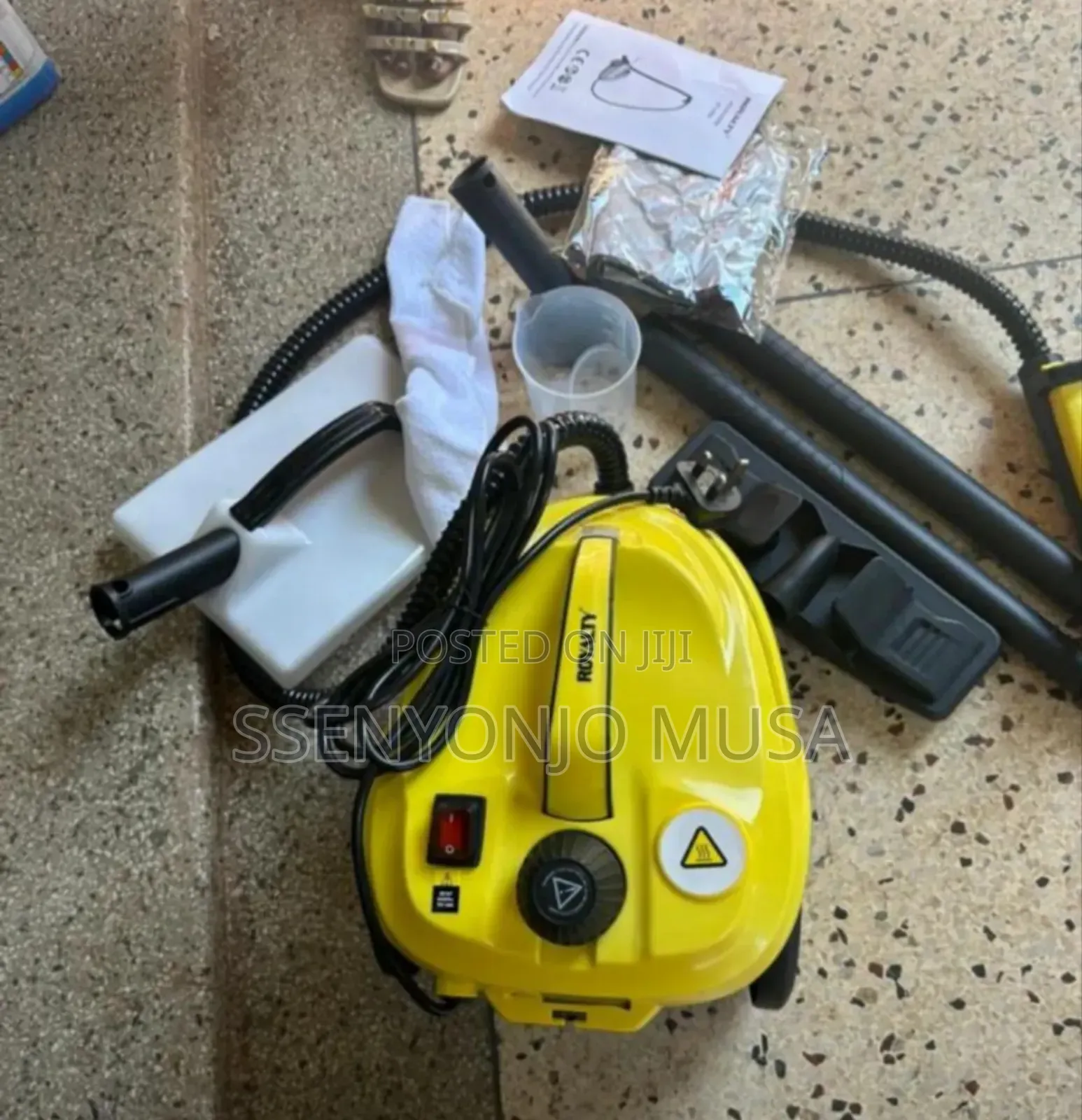 Steam Cleaner Pressure 1.8l Tank 2000w 5 Bar 320°F Multi-Purpose.