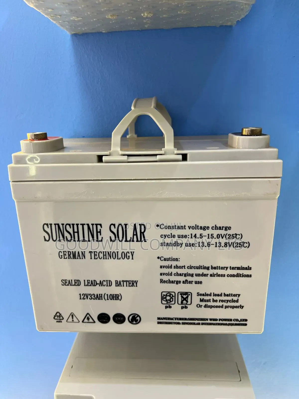 33ah Sunshine Battery