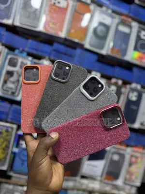 Glitter and Shimmer-Textured Phone Cases