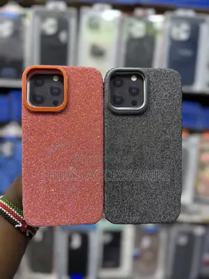 Glitter and Shimmer-Textured Phone Cases